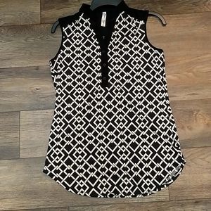 Black and white shirt